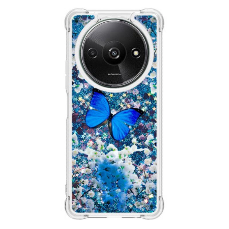 Maskica Poco C61 Maskice Za Mobitele Svjetlucavi Plavi Leptir