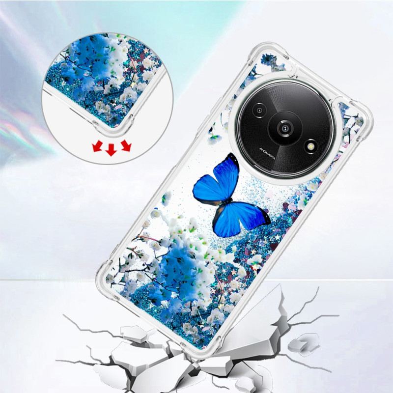 Maskica Poco C61 Maskice Za Mobitele Svjetlucavi Plavi Leptir