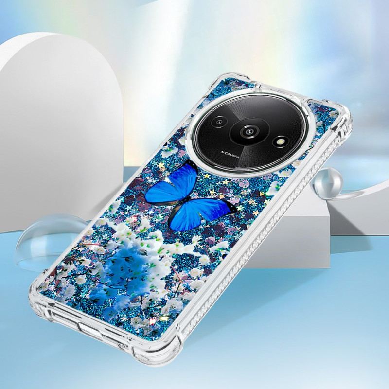 Maskica Poco C61 Maskice Za Mobitele Svjetlucavi Plavi Leptir