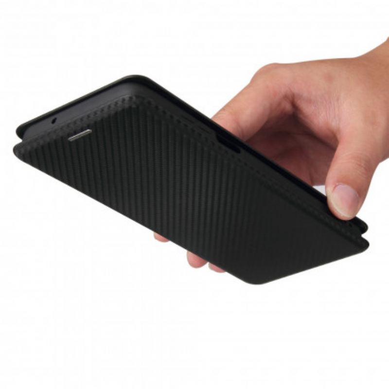 Flip Futrola Moto G100 Kožna Futrola Silikonski Ugljik