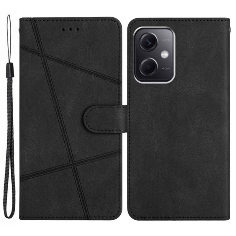 Kožna Futrola Xiaomi Redmi Note 12 4G Geometrijski Remenčić