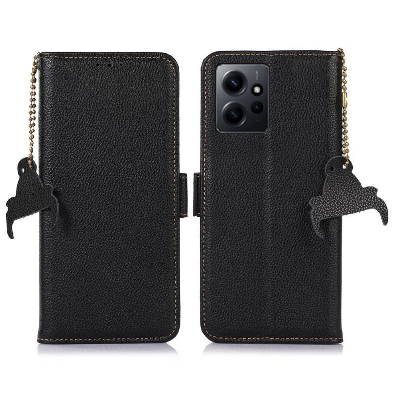 Kožna Futrola Xiaomi Redmi Note 12 4G Prava Rfid Teksturirana Koža