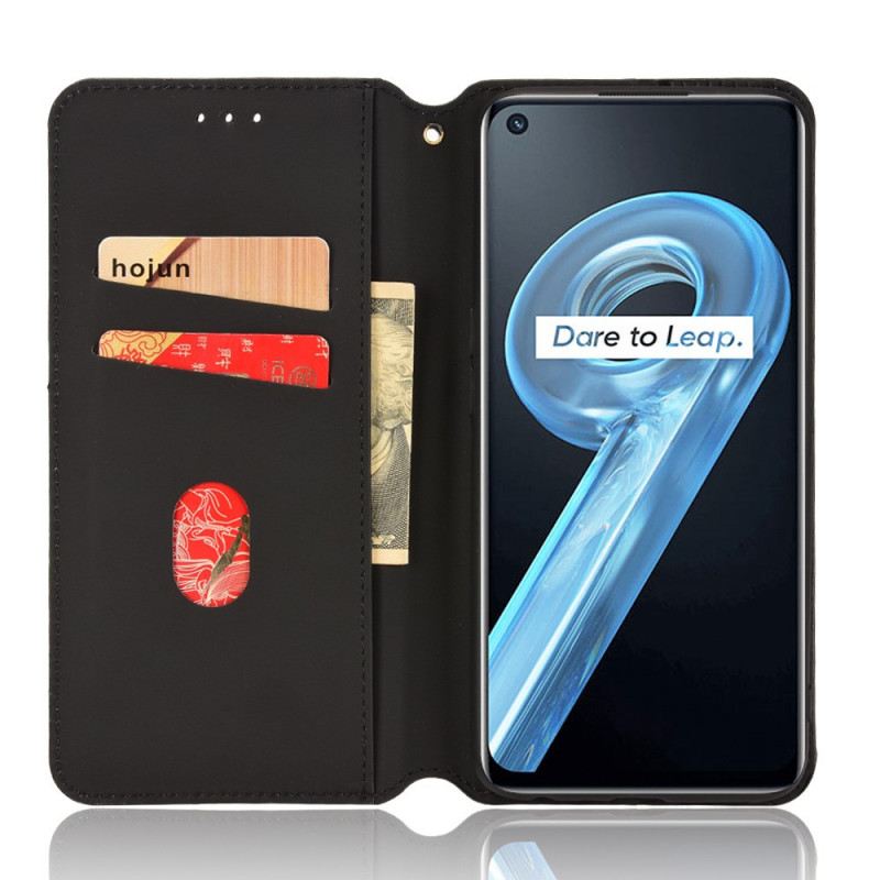 Flip Futrola Realme 9i Kožna Futrola 3d Ispis Kocke