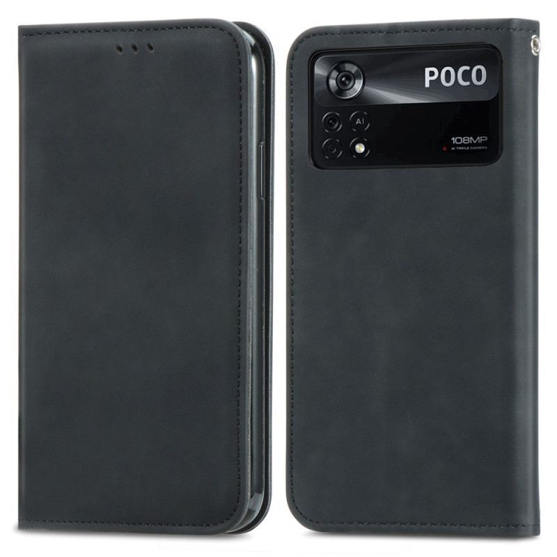 Flip Futrola Poco X4 Pro 5G Kožna Futrola Elegancija