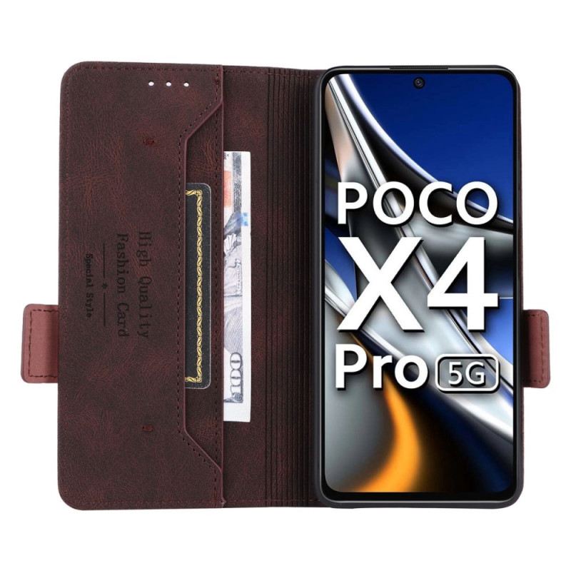 Flip Futrola Poco X4 Pro 5G Kožna Futrola Elegantan Kožni Efekt