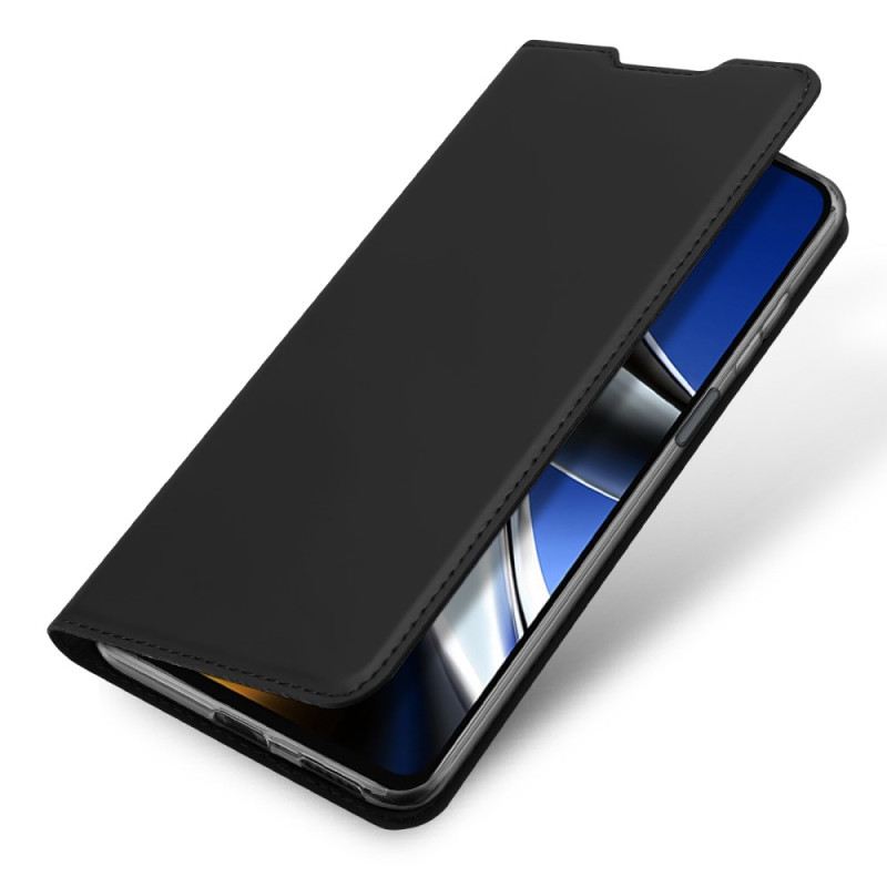 Flip Futrola Poco X4 Pro 5G Kožna Futrola Skin Pro Dux Ducis