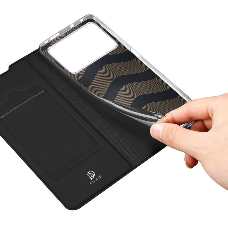 Flip Futrola Poco X4 Pro 5G Kožna Futrola Skin Pro Dux Ducis