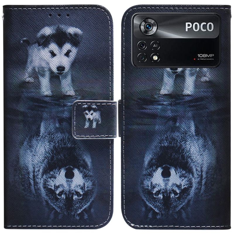 Flip Futrola Poco X4 Pro 5G Puppy Dream