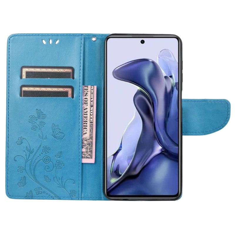Futrola Poco X4 Pro 5G Cvjetne Tange Leptiri