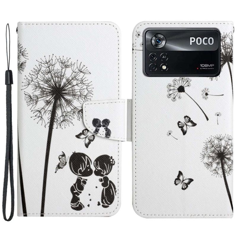 Futrola Poco X4 Pro 5G Lanyard Love Maslačci