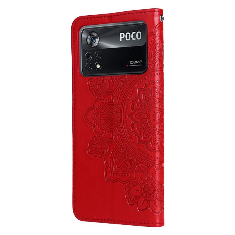 Kožna Futrola Poco X4 Pro 5G Mandala S Remenom
