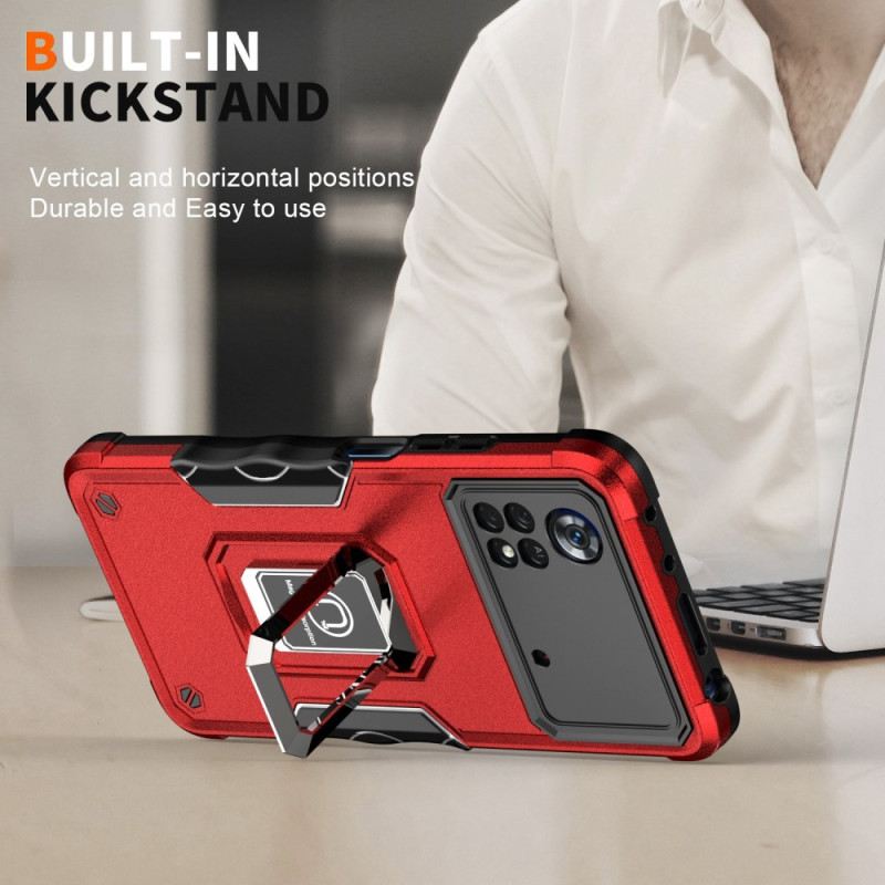 Maskica Poco X4 Pro 5G Nosač Prstena S Metalnim Efektom
