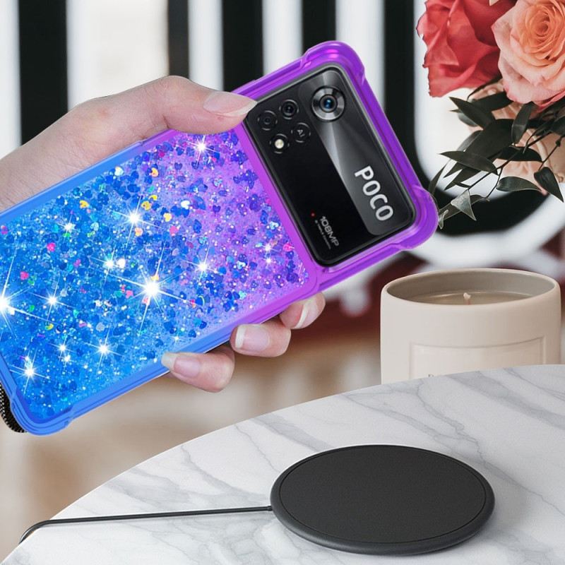 Maskica Poco X4 Pro 5G Šljokice U Boji