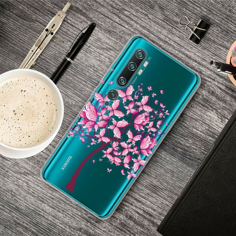Maskica Xiaomi Mi Note 10 / 10 Pro Ružičasta Krošnja Drveta