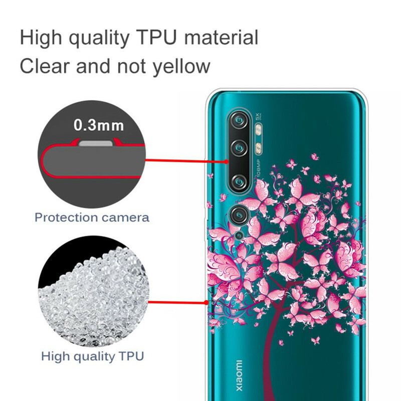 Maskica Xiaomi Mi Note 10 / 10 Pro Ružičasta Krošnja Drveta