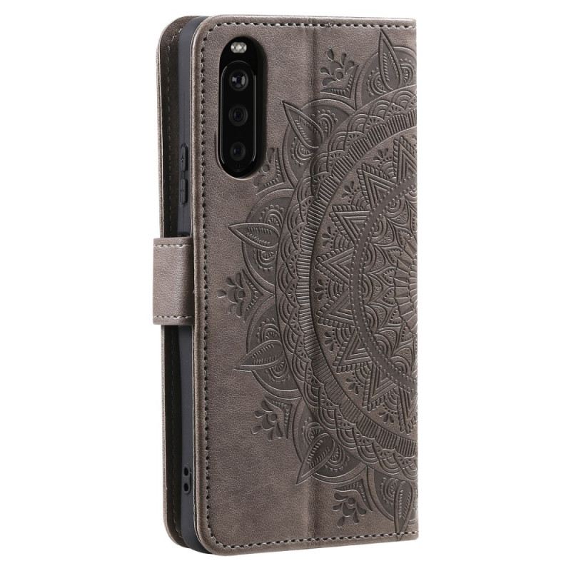 Kožna Futrola Sony Xperia 10 Vi Uzorak Mandale S Remenom