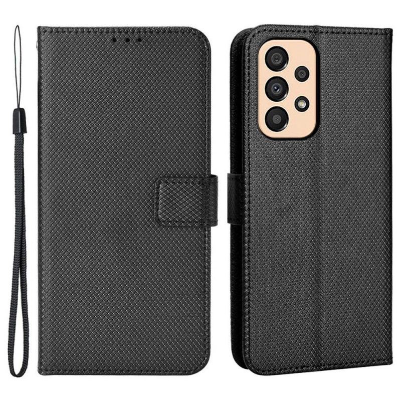 Futrola Samsung Galaxy M23 5G Teksturirani Uzorak S Remenom