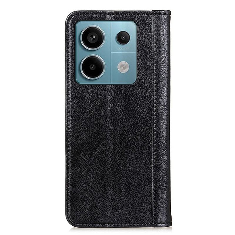 Flip Futrola Za Poco X6 5g Tekstura Ličija