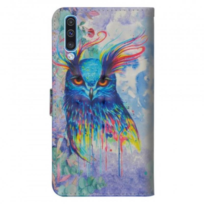 Futrola Samsung Galaxy A70 Akvarel Ptica
