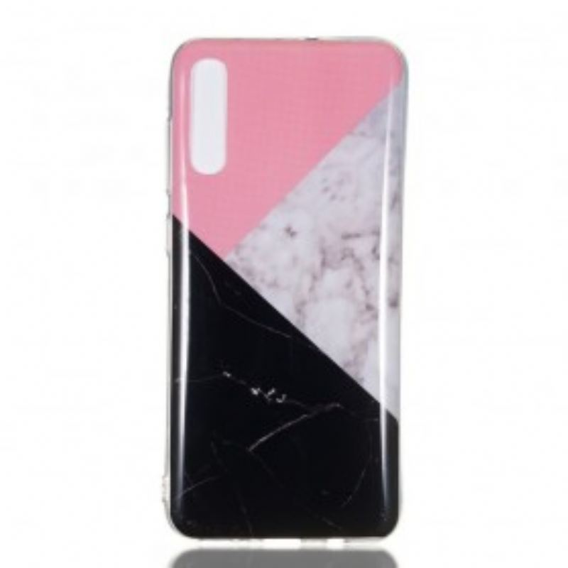 Maskica Samsung Galaxy A70 Geometrijski Efekt Mramora
