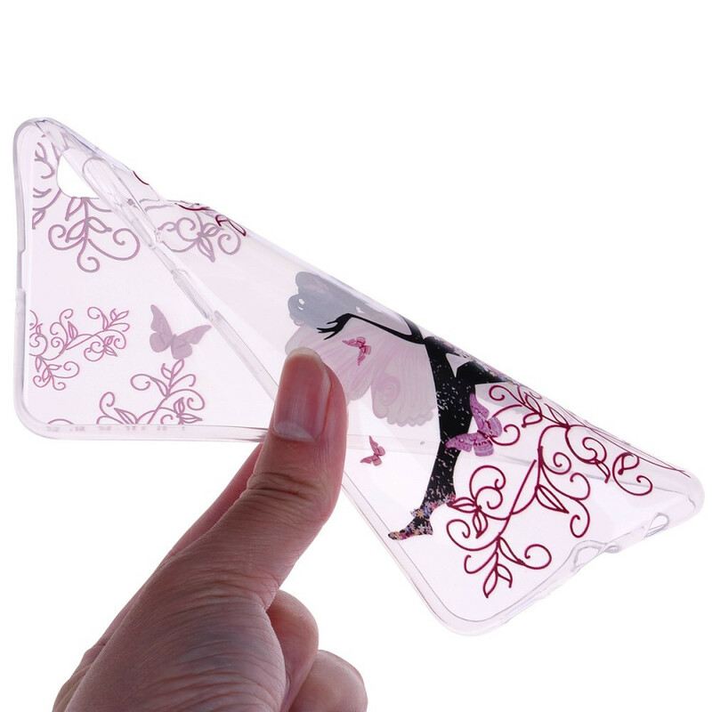 Maskica Samsung Galaxy A70 Prozirna Cvjetna Vila