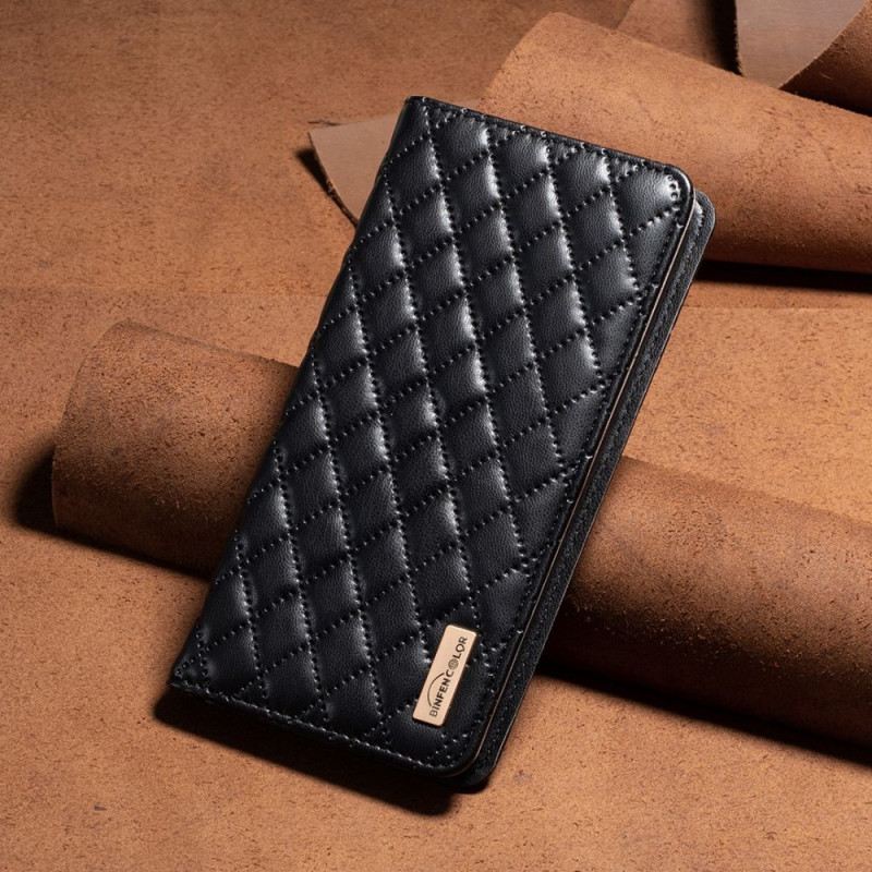 Flip Futrola Xiaomi 12T / 12T Pro Kožna Futrola Prošivena Binfen Boja