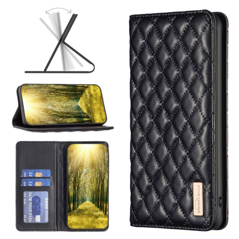 Flip Futrola Xiaomi 12T / 12T Pro Kožna Futrola Prošivena Binfen Boja