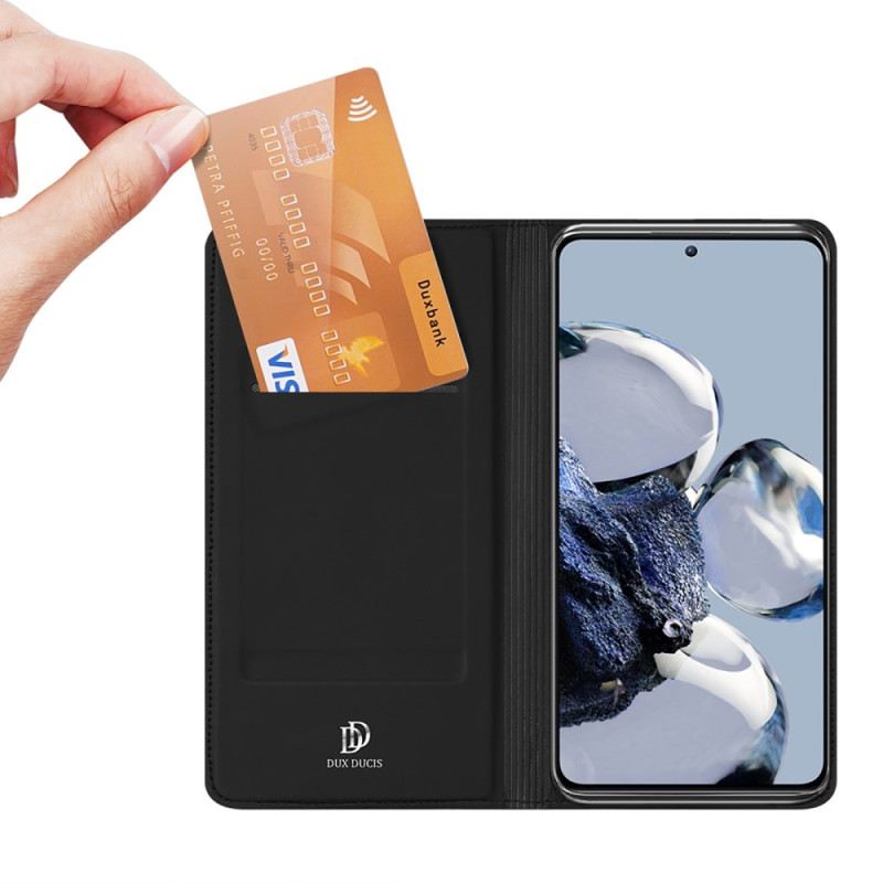 Flip Futrola Xiaomi 12T / 12T Pro Kožna Futrola Skin-pro Serija Dux Ducis