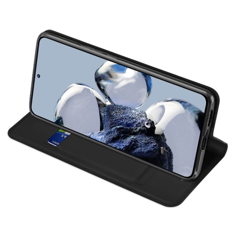 Flip Futrola Xiaomi 12T / 12T Pro Kožna Futrola Skin-pro Serija Dux Ducis