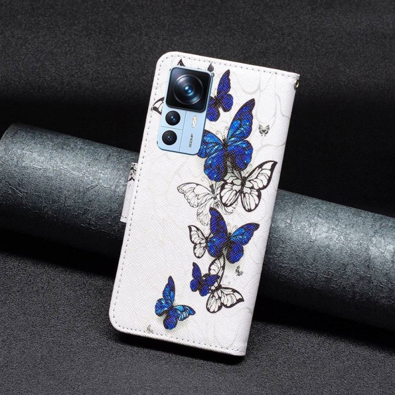 Flip Futrola Xiaomi 12T / 12T Pro Leptiri