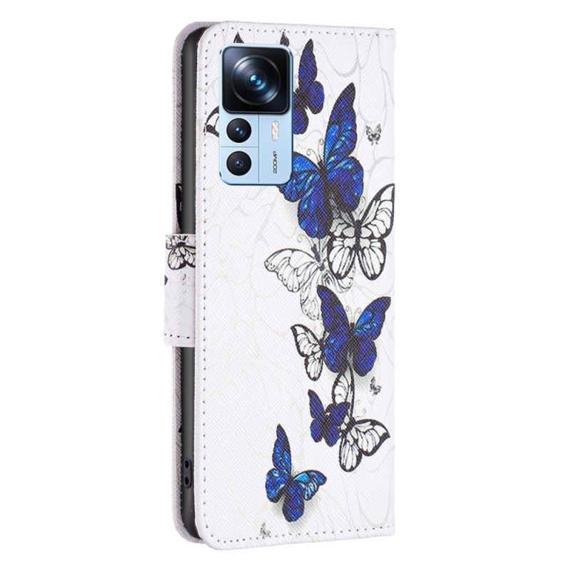 Flip Futrola Xiaomi 12T / 12T Pro Leptiri