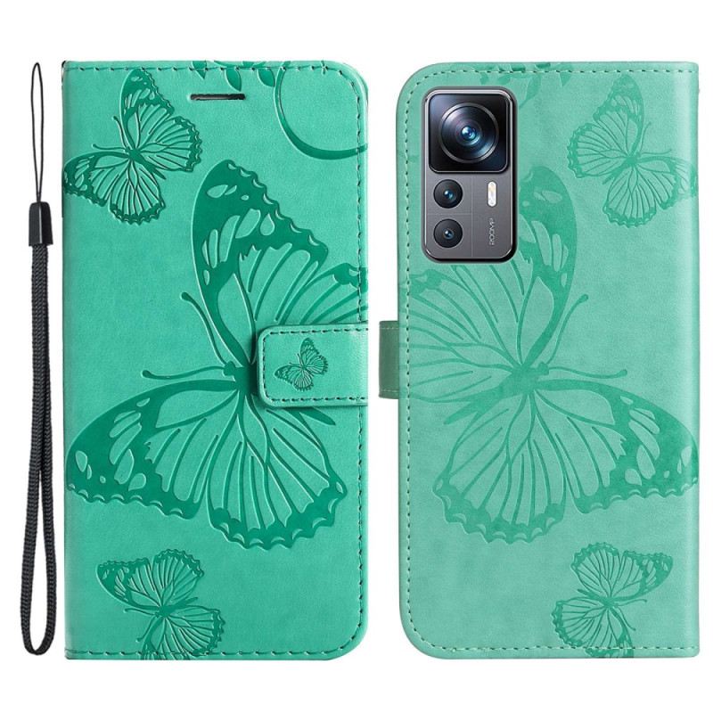 Futrola Xiaomi 12T / 12T Pro Divovski Leptiri Na Remenu
