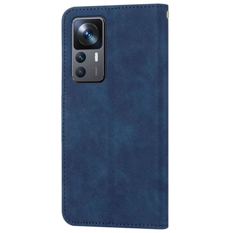 Futrola Xiaomi 12T / 12T Pro Remen S Efektom Obične Kože