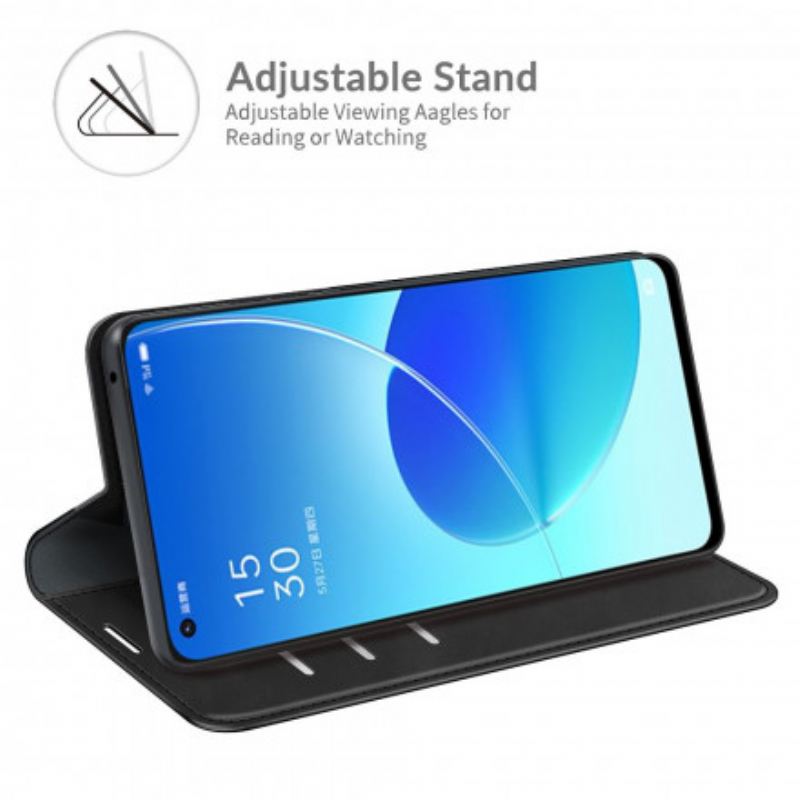 Flip Futrola Oppo Reno 6 5G Kožna Futrola Efekt Meke Kože