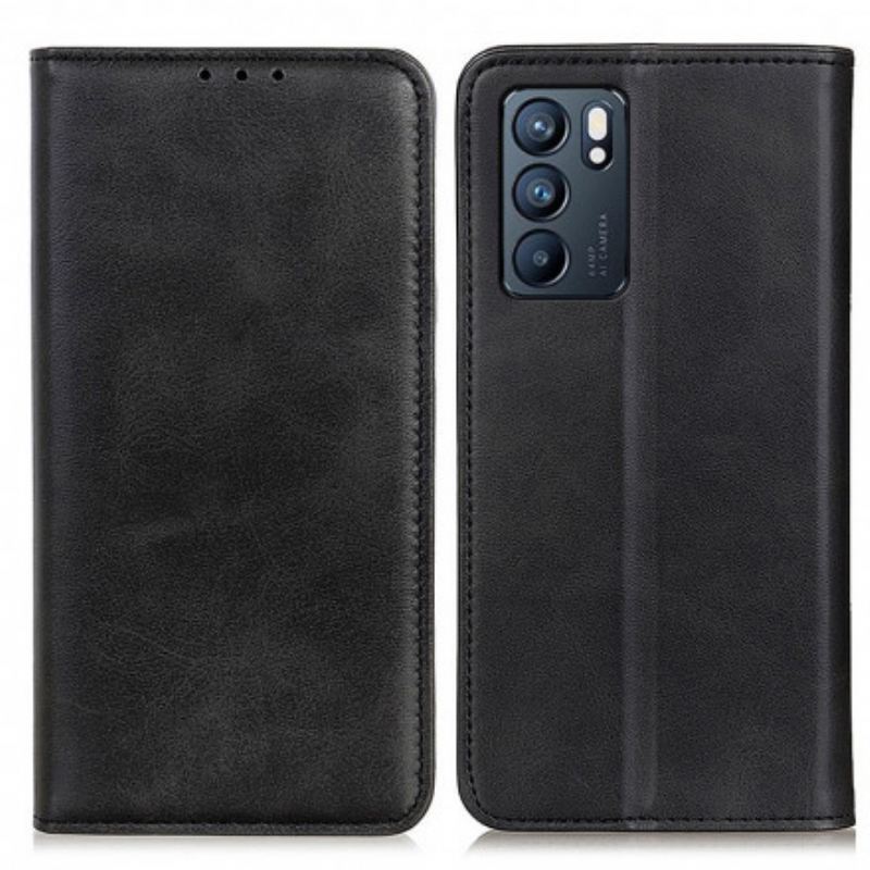 Flip Futrola Oppo Reno 6 5G Kožna Futrola Elegance Split Koža