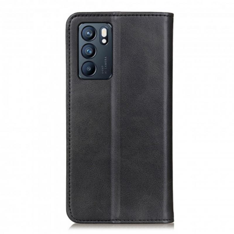 Flip Futrola Oppo Reno 6 5G Kožna Futrola Elegance Split Koža