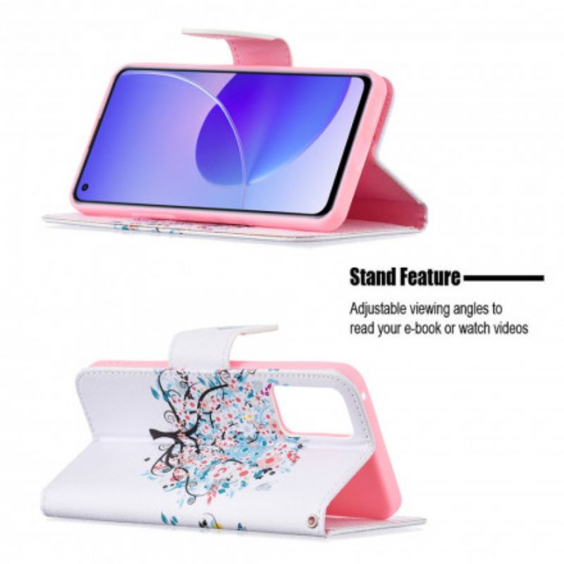 Futrola Oppo Reno 6 5G Drvo S Cvjetovima