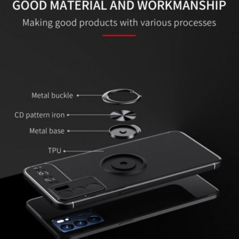 Maskica Oppo Reno 6 5G Odvojivi S Potpornim Prstenom