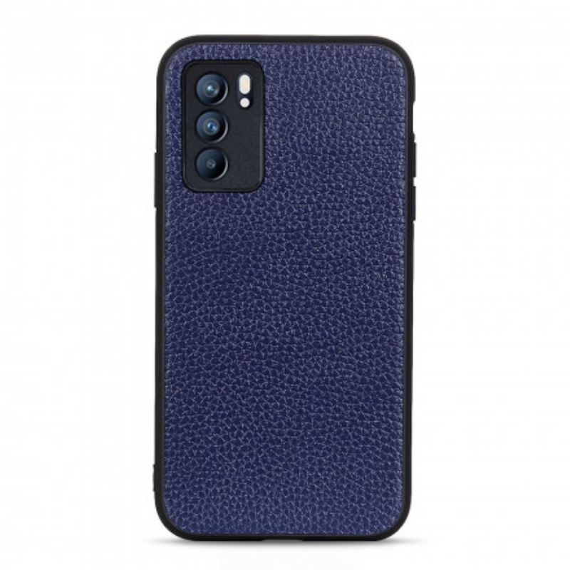 Maskica Oppo Reno 6 5G Prava Litchi Koža