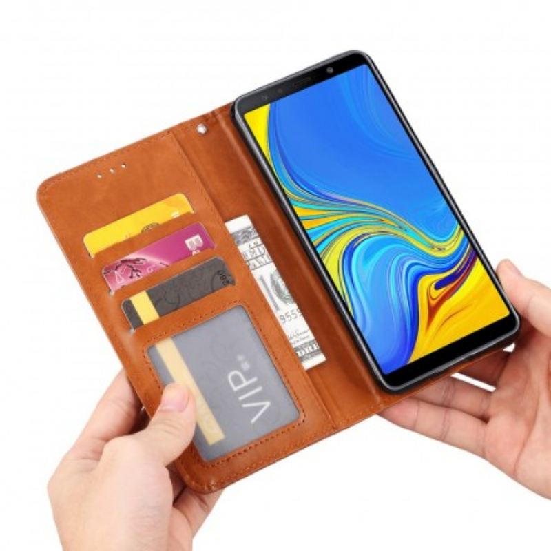 Flip Futrola Samsung Galaxy A50 Kožna Futrola Držač Kartica Od Umjetne Kože
