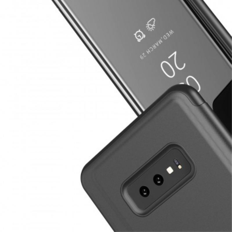 Maskica Samsung Galaxy A50 Ogledalo I Umjetna Koža