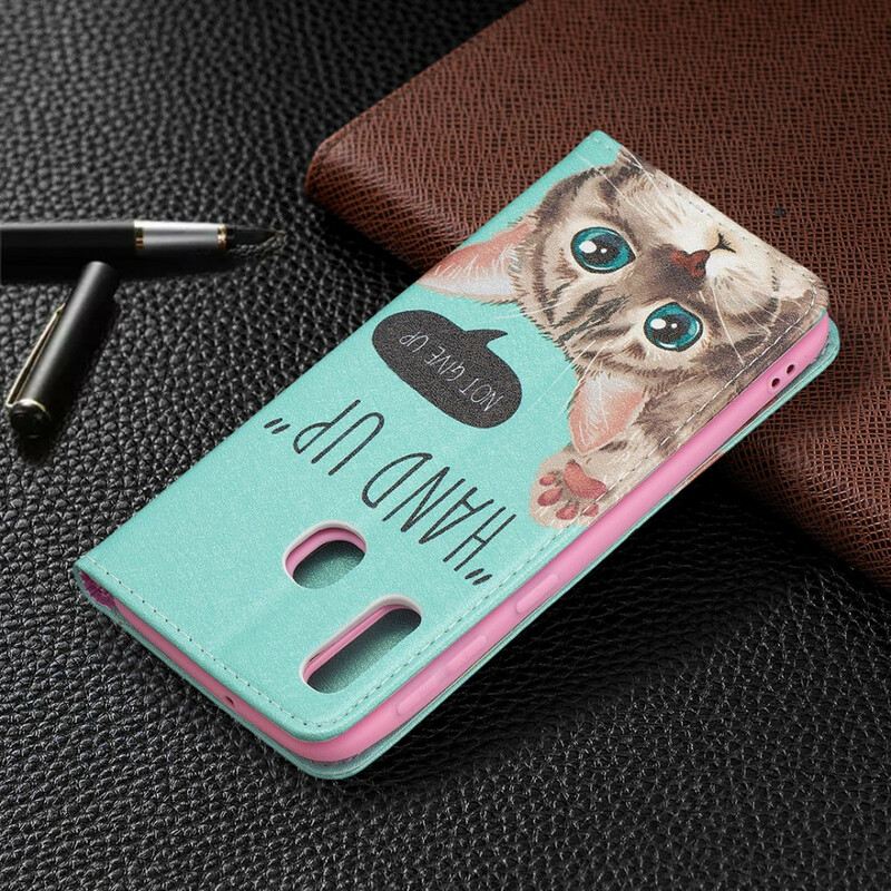 Flip Futrola Samsung Galaxy A20e Kožna Futrola Ruka Gore