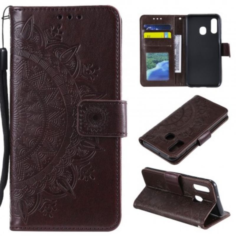 Kožna Futrola Samsung Galaxy A20e Mandala Sunca