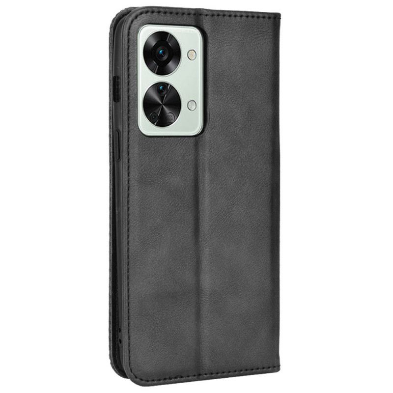 Flip Futrola OnePlus Nord 2T 5G Kožna Futrola Stilizirani Kožni Stil