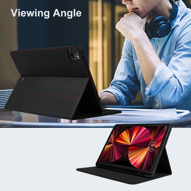 Kožna Futrola iPad Pro 11" (2021) Prava Litchi Koža