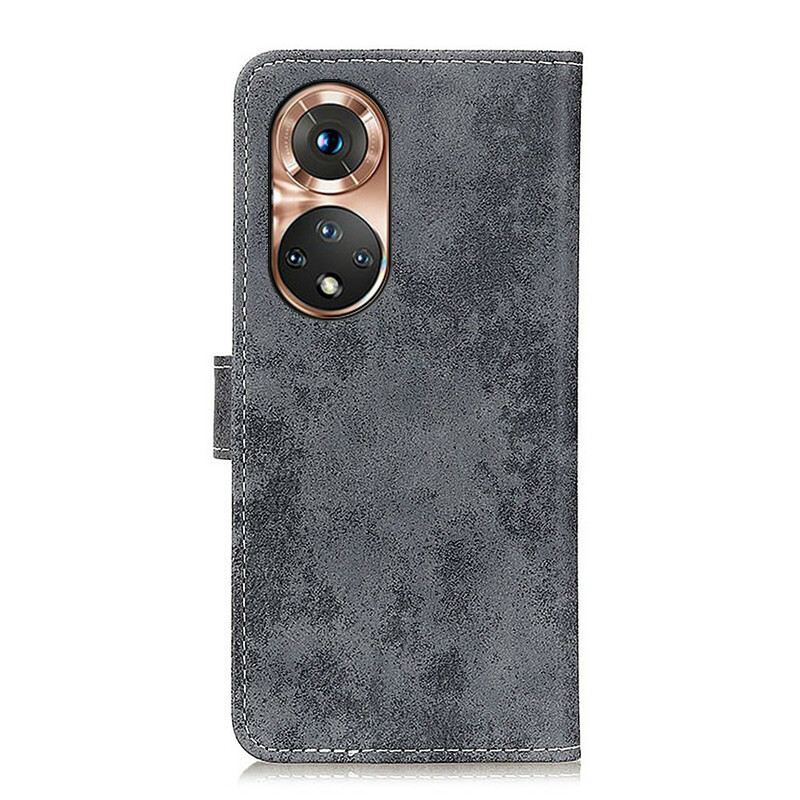 Kožna Futrola Honor 50 Efekt Vintage Kože