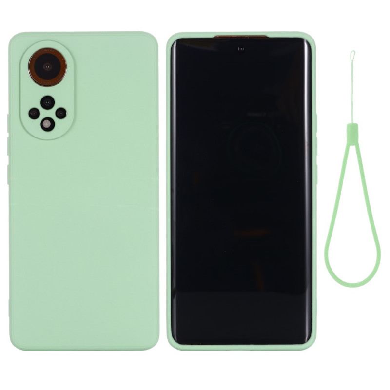Maskica Honor 50 Tekući Silikon S Uzicom