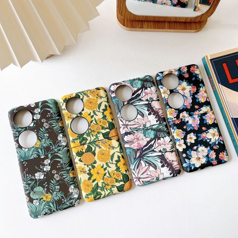 Maskica Huawei P50 Pocket Cvijeće