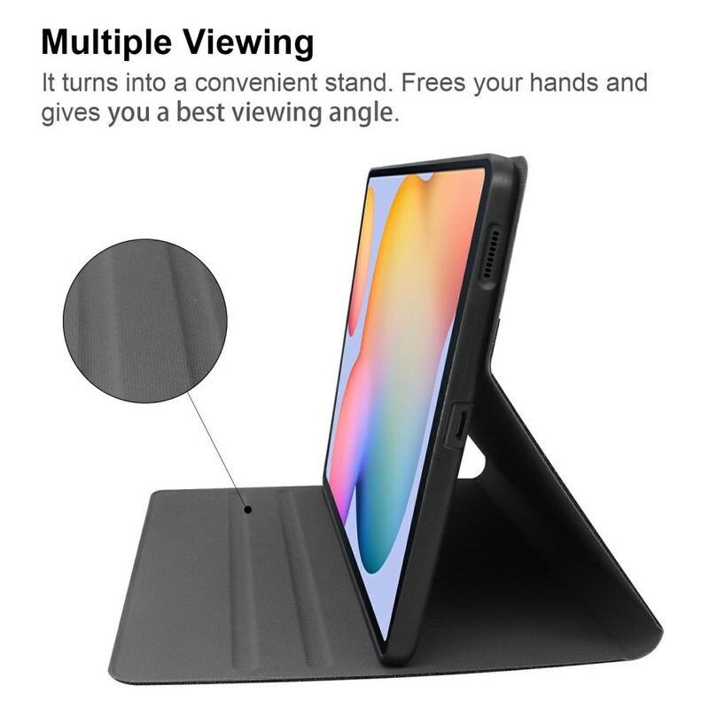 Kožna Futrola Samsung Galaxy Tab S6 Lite Tkanina