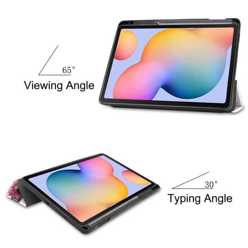Maskica Samsung Galaxy Tab S6 Lite Držač Za Olovke Floral Fairy